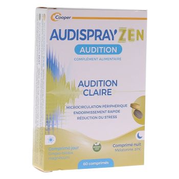 Audispray Zen audition claire Cooper - boîte de 60 comprimés