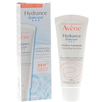 Hydrance légère emulsion hydratante Avène - tube de 40 ml