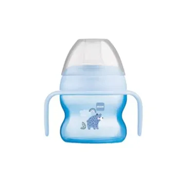 Tasse à bec souple 6mois et plus Bleu MAM - 1 tasse de 150 ml