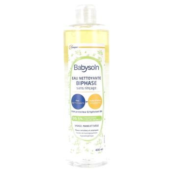 Babysoin Eau nettoyante biphase Cooper - flacon de 400 ml