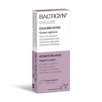 Bactigyn Equilibre intime Ccd - boîte de 7 ovules vaginaux