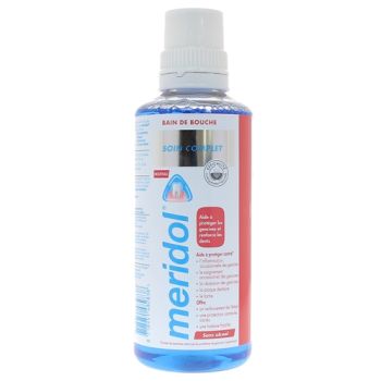 Bain de bouche Soin complet Meridol - flacon de 400ml