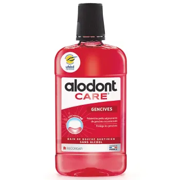 Bain de bouche gencives Alodont Care - flacon de 500ml