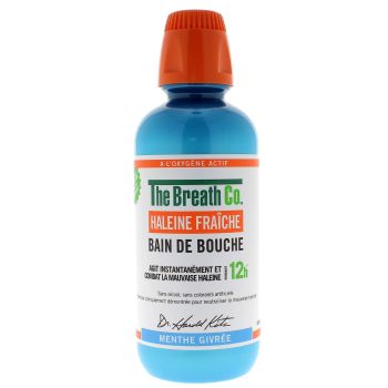 Bain de bouche haleine fraîche menthe givrée The Breath Co - flacon de 500ml