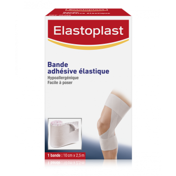 Bande adhésive élastique sport Elastoplast - bande de 10cm x 2,5cm