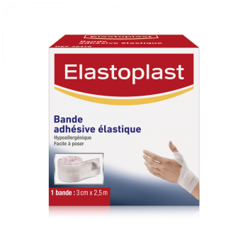 Bande adhésive élastique sport Elastoplast - bande de 3 cm x 2,5 cm