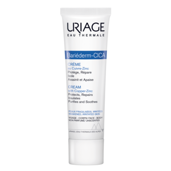 Bariéderm cica-crème réparatrice au Cu-Zn Uriage - tube de 15 ml