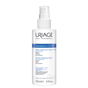 Bariéderm cica-spray asséchant réparateur au Cu-Zn Uriage - spray de 100 ml