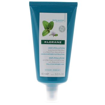 Baume Après-Shampooing Anti-Pollution Menthe Aquatique Klorane - tube de 150 ml