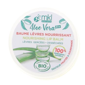 Baume Lèvres Aloe Vera Bio MKL Green Nature - baume de 10 ml