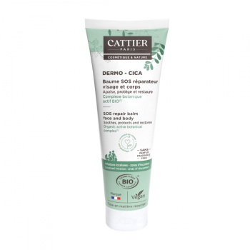 Baume SOS réparateur Dermo-Cica bio Cattier - tube de 40ml