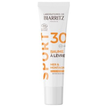 Baume à lèvres sport mer & montagne SPF30 bio Laboratoires de Biarritz - tube de 15 ml