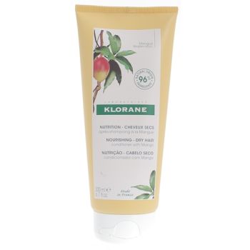 Baume après-shampoing au beurre de mangue Klorane - tube de 200ml