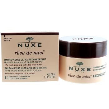 Baume visage ultra-réconfortant Rêve de Miel Nuxe - pot de 50 ml