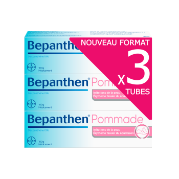 Bepanthen Pommade 5% - 3 tubes de 100g