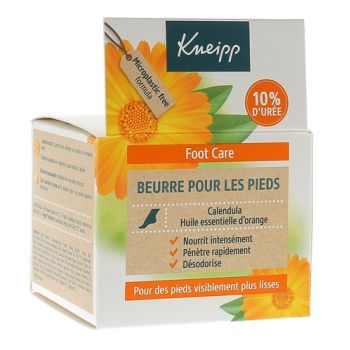 Beurre pour les pieds Calendula Orange Kneipp - pot de 100ml