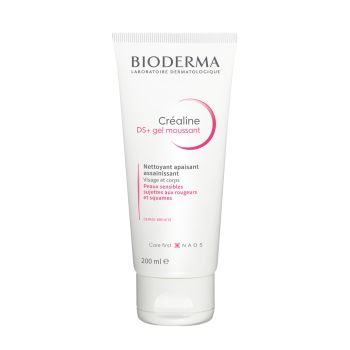 Crealiné DS+ gel nettoyant apaisant assainissant Bioderma - tube de 200 ml