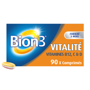 Bion3 vitalité contre la fatigue - boîte de 90 comprimés