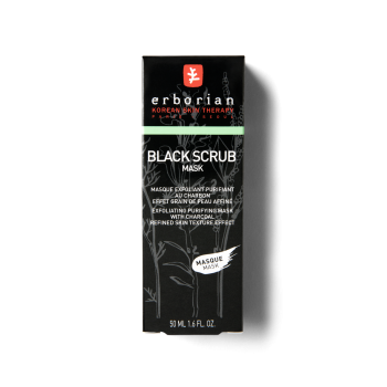 Black Scrub Mask Erborian - tube 50 ml