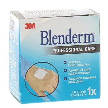 Blenderm Sparadrap occlusif 3M - boîte d'un sparadrap de 25 mm x 5 m