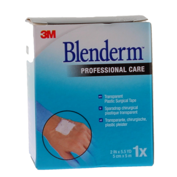 Blenderm Sparadrap occlusif 3M - boîte d'un sparadrap de 50mm x 5m