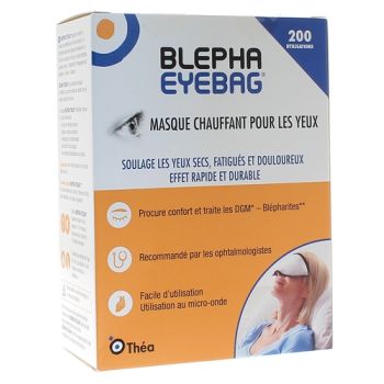 Blepha Eyebag Masque yeux chauffant Théa - boîte d'un masque