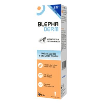 BlephaDerm crème apaisante paupières et contour des yeux Théa - tube de 40ml