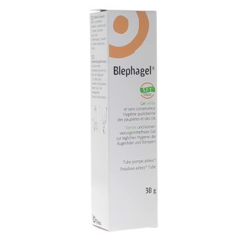 Blephagel gel stérile hygiène des paupières et cils sensibles - tube de 30g