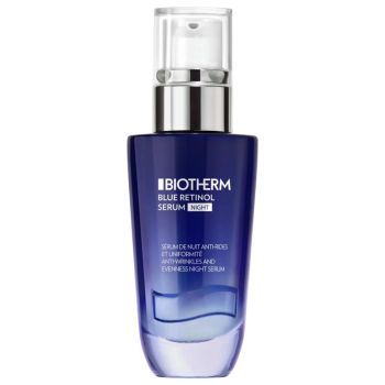 Blue Therapy Blue Retinol Night Sérum anti-âge Biotherm - flacon-pompe de 30 ml