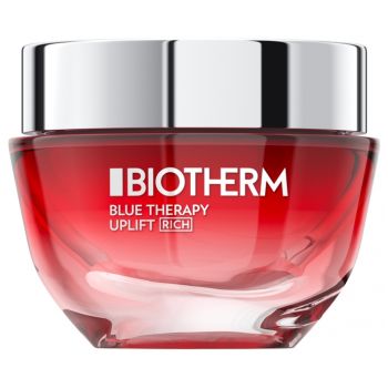 Blue Therapy Red Algae Uplift Rich Crème rosée raffermissante riche Biotherm - pot de 50 ml