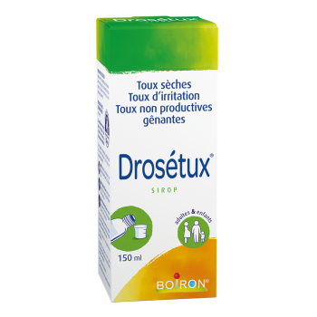 Drosétux sirop traitement de la toux sèche Boiron - flacon de 150 ml