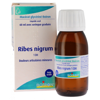 RIBES NIGRUM BOURGEONS Boiron - Flacon de macérat glycériné 60 ml