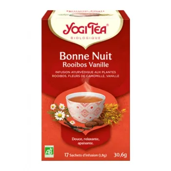 Bonne nuit Rooibos vanille BIO Yogi Tea - 17 infusettes