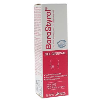 Borostyrol gel buccal - tube de 12 ml