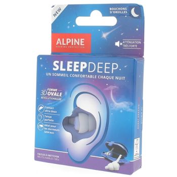 Bouchons d'oreilles Sleepdeep Alpine - 1 paire