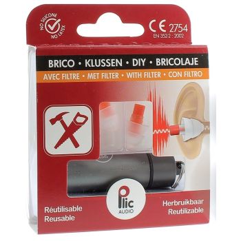 Bouchons d'oreilles brico Plic audio - 1 paire