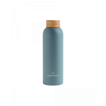 Bouteille thermo inox turquoise Waterdrop - une bouteille de 600ml