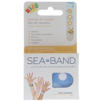 Bracelet acupression Kids blue Sea Band - 1 paire de bracelets