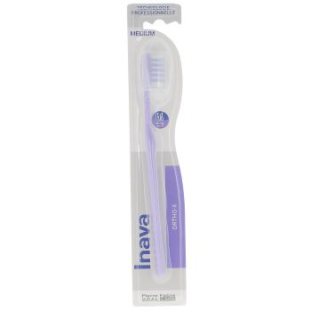 Brosse à dents Ortho-X Médium Inava - 1 brosse à dents