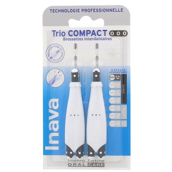 Brossettes Trio Compact 0.6mm Inava - 6 recharges