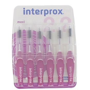 Brossettes interdentaires Interprox maxi premium 2.2mm violet Crinex - 6 brossettes interdentaires