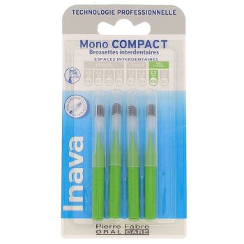 Brossettes interdentaires Mono compact 2.2 mm ISO6 Inava - 4 brossettes interdentaires