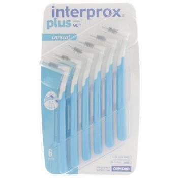 Brossettes interdentaires conical interprox plus bleu Crinex - 6 brossettes