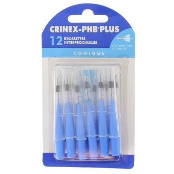 Brossettes interdentaires conique phb plus Crinex - 12 brossettes