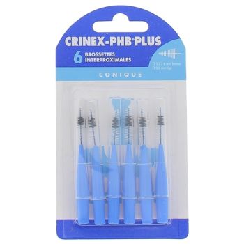 Brossettes interdentaires conique phb plus Crinex - 6 brossettes