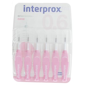 Brossettes interdentaires interprox nano rose Crinex - 6 brossettes