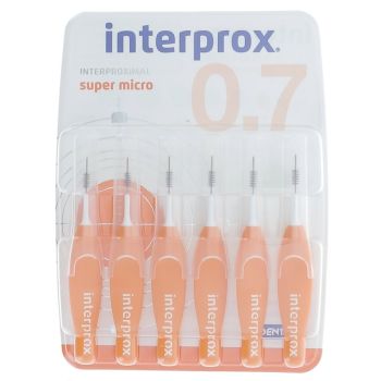 Brossettes interdentaires interprox super micro orange Crinex - 6 brossettes