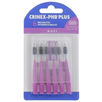 Brossettes interdentaires maxi phb plus Crinex - 6 brossettes