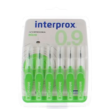 Brossettes interdentaires micro 0,9mm Interprox - 6 brossettes