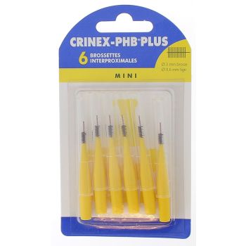 Brossettes interdentaires mini phb plus Crinex - 6 brossettes